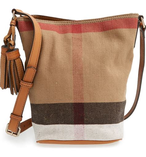 burberry ashby canvas bucket bag|burberry bucket bags for sale.